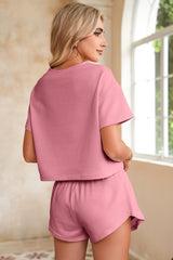 Blossom Cropped Tee and Ruffle High Waist Skort Set